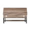 Flash Furniture Entryway Storage Bench with Lower Shelf Perfect for Entryway, Mudroom, or Bedroom in Gray Wash ZG-075-GY-GG - alternate 6